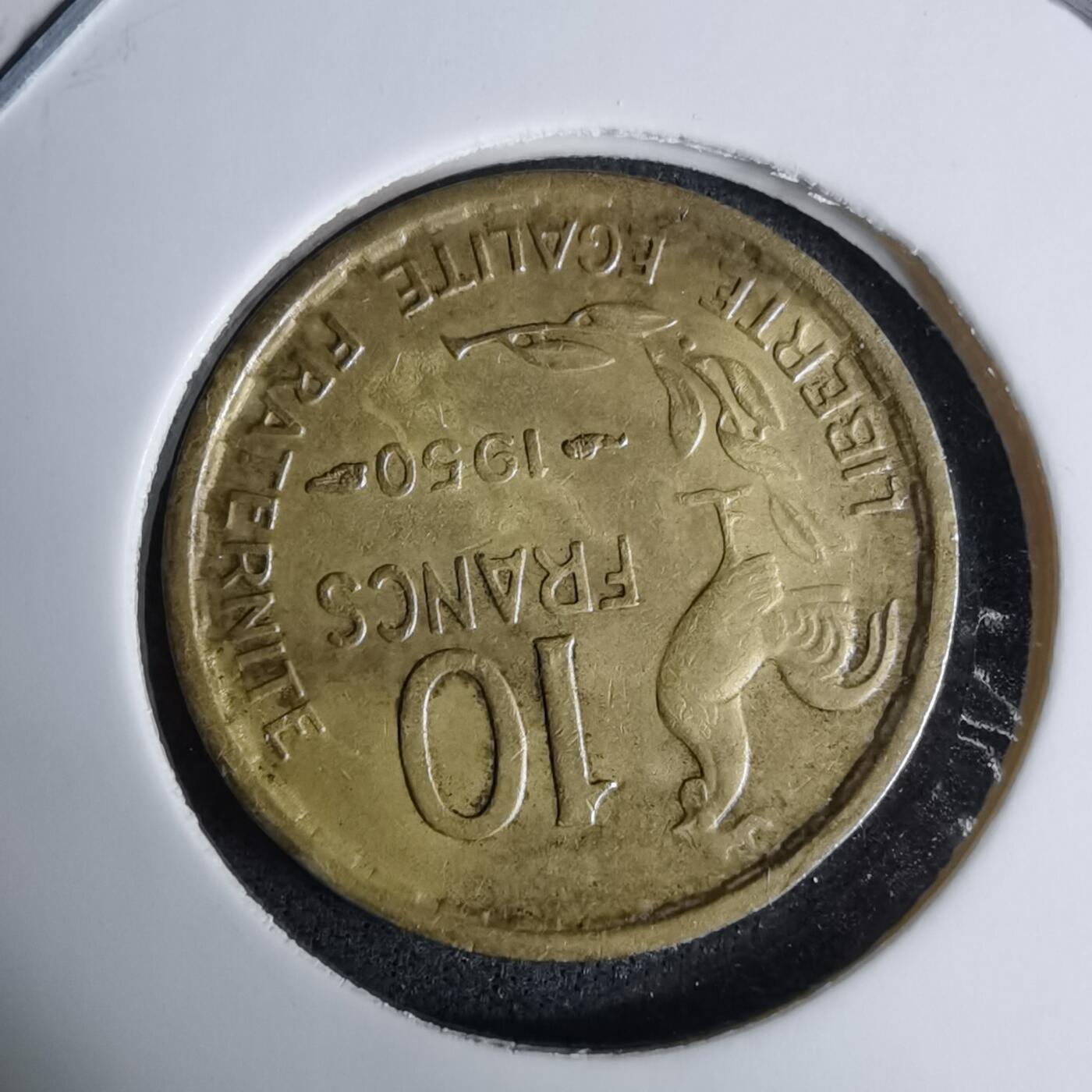 沼泽如烟--第996场 法国1950年10法郎