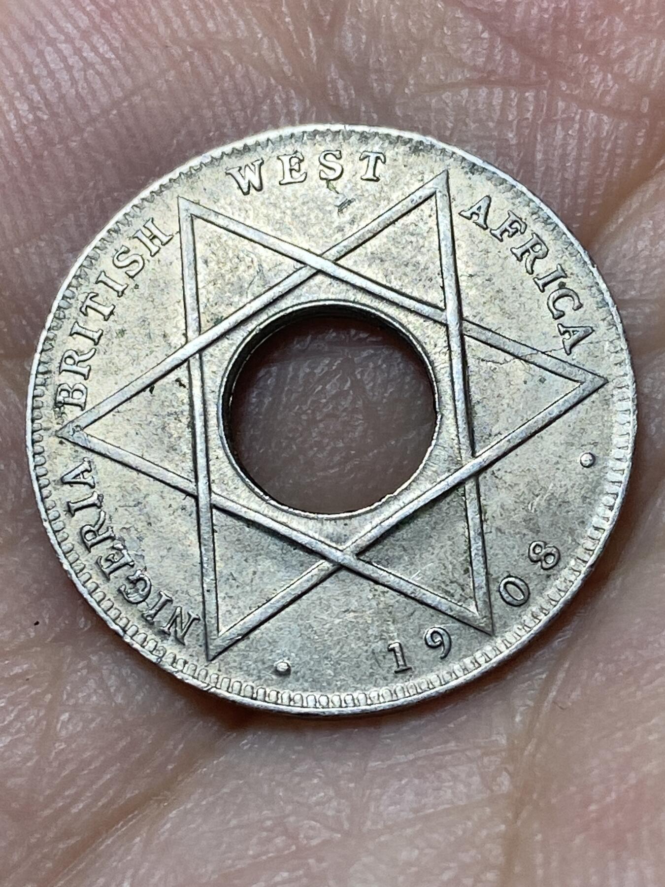 2026年第二十七场(总第一百九十六场）外国好品散币场(免佣金) 好品–英属西非1908年1/10便士(爱德华七世第二版首发年)