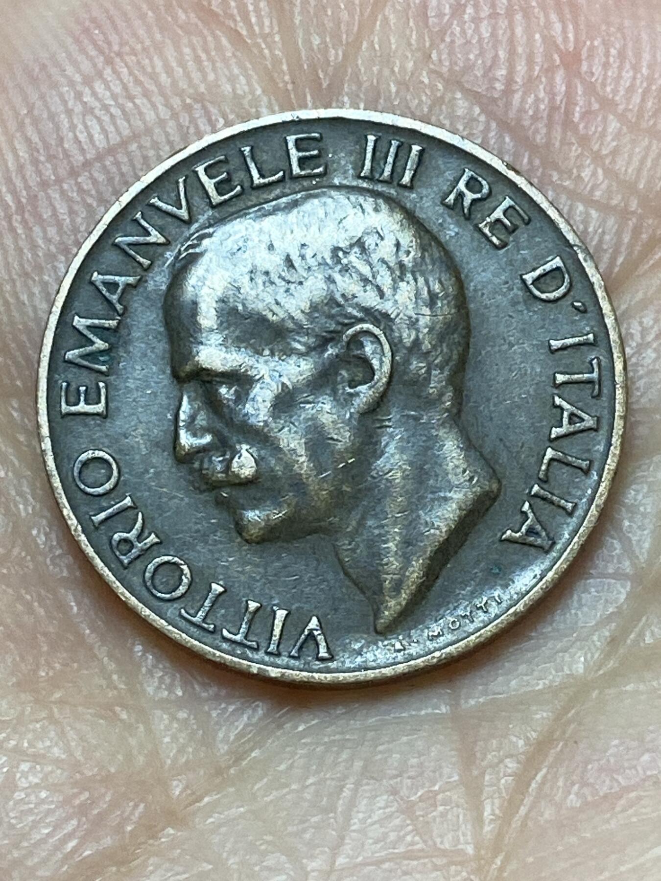 2026年第二十七场(总第一百九十六场）外国好品散币场(免佣金) 流通好品–意大利王国1926年5分(维托里奥·埃马努埃莱三世第三套)