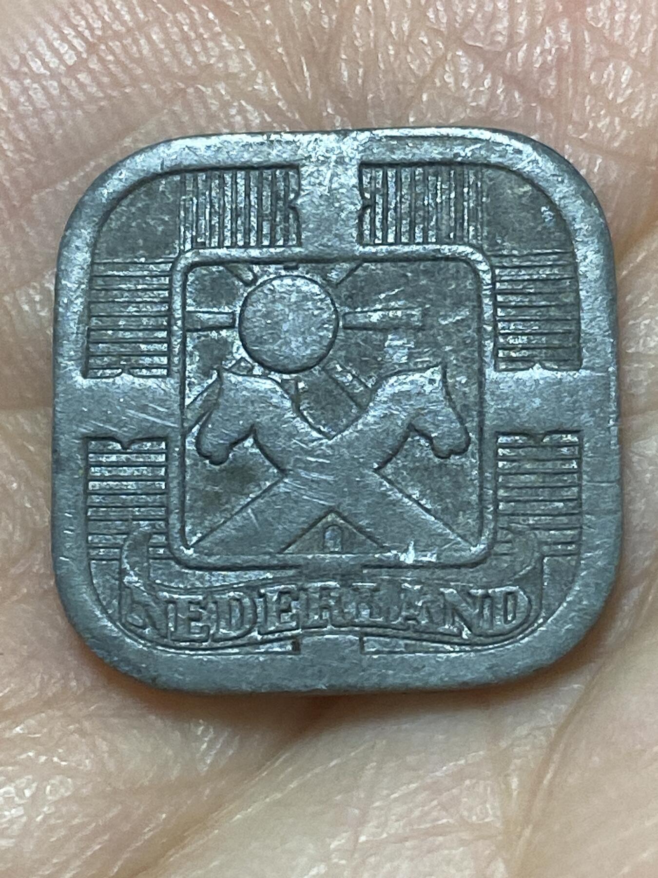 2026年第二十六场(总第一百九十五场）外国好品散币场(免佣金) 荷兰🇳🇱1941年5分(二战德国占领时期)