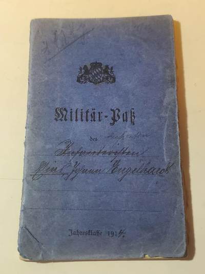 韵星假日军品类拍卖第41期 -- Rimey Holidays Militaria Auction 41 - 德意志帝国巴伐利亚王国士兵证