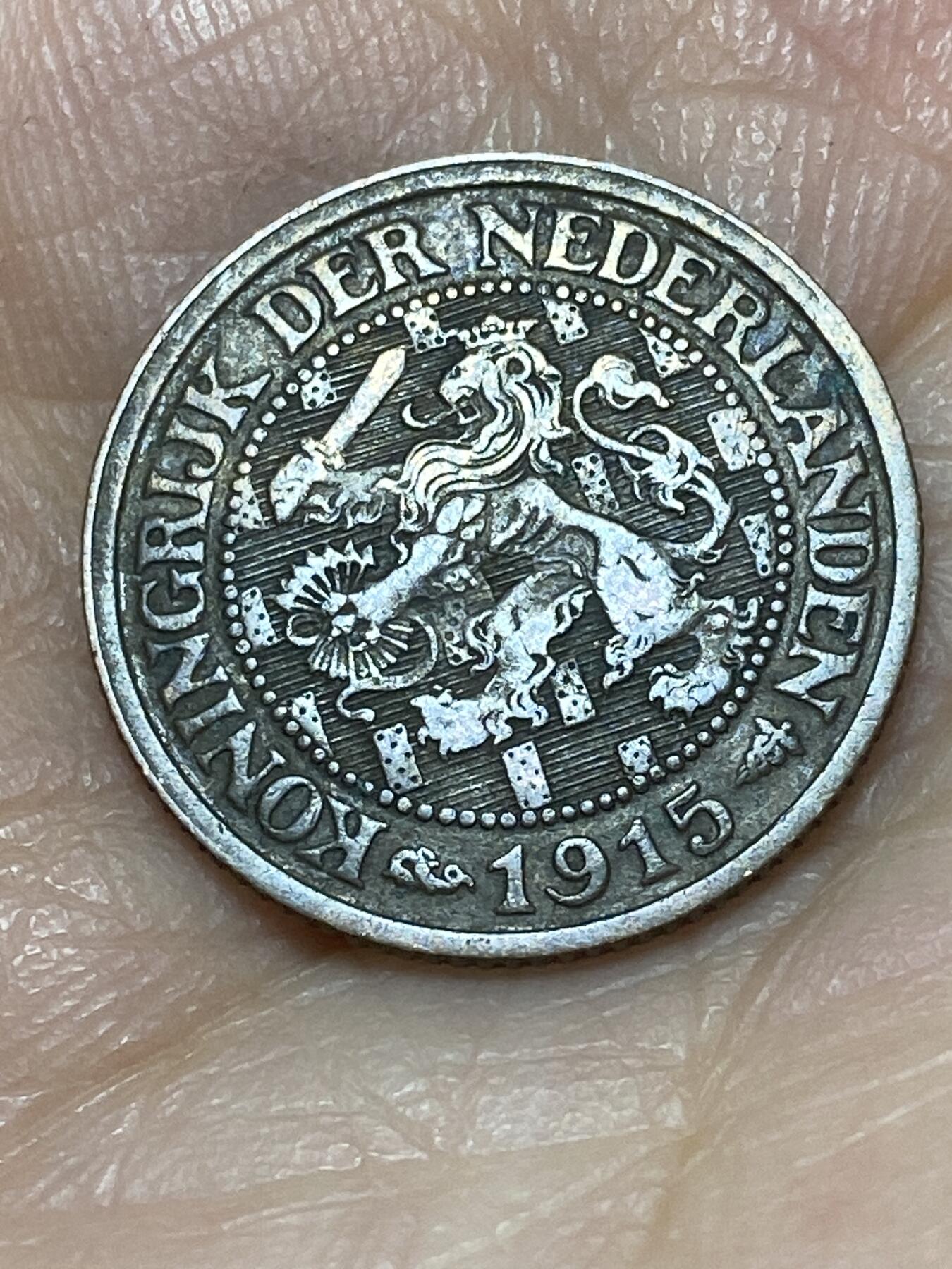 2026年第二十六场(总第一百九十五场）外国好品散币场(免佣金) 荷兰🇳🇱1915年1分(威廉明娜女王第六版，Seahorse –海马标)