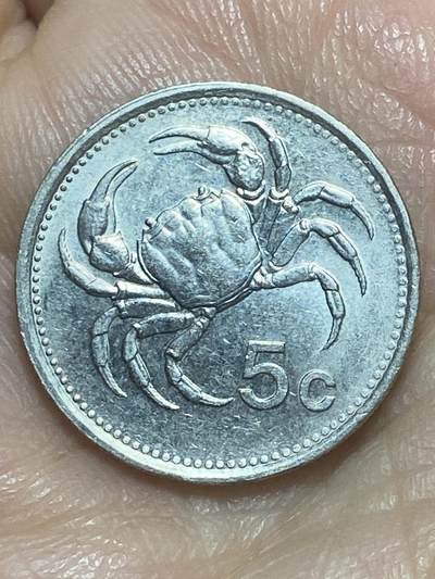 2026年第二十六场(总第一百九十五场）外国好品散币场(免佣金) - 马耳他🇲🇹1986年5分(第二套流通硬币)