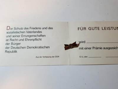 韵星假日军品类拍卖第41期 -- Rimey Holidays Militaria Auction 41 - 民主德国成立十三周年纪念章与工会