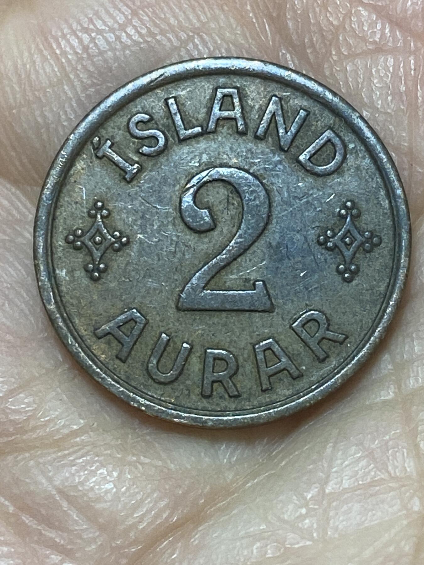 2026年第二十六场(总第一百九十五场）外国好品散币场(免佣金) 丹属冰岛王国🇮🇸1942年2奥拉(克里斯蒂安十世第二版，无标版，关门年仅发行2年)