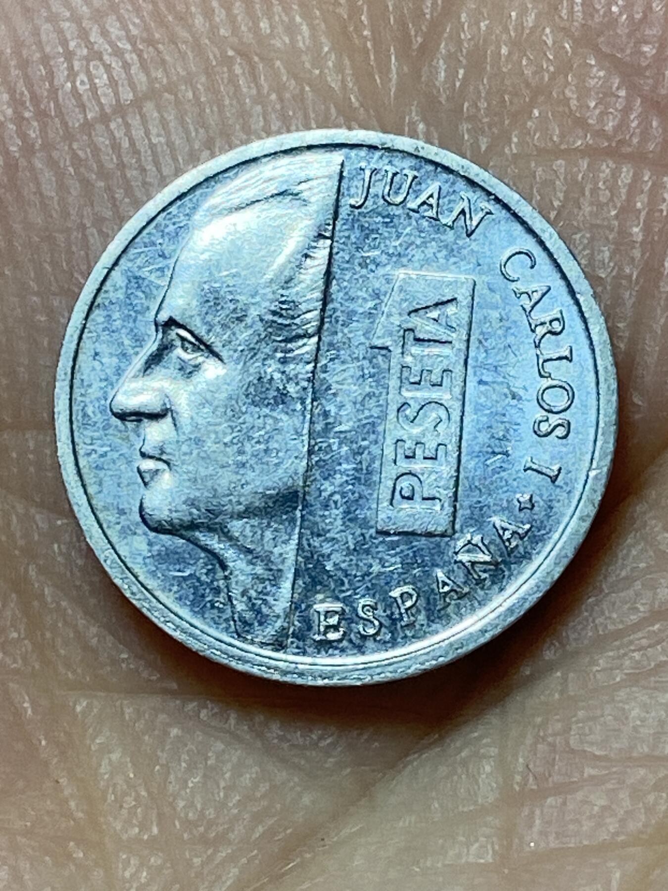 2026年第二十七场(总第一百九十六场）外国好品散币场(免佣金) 西班牙🇪🇸1992年1比塞塔(胡安·卡洛斯一世第三版)