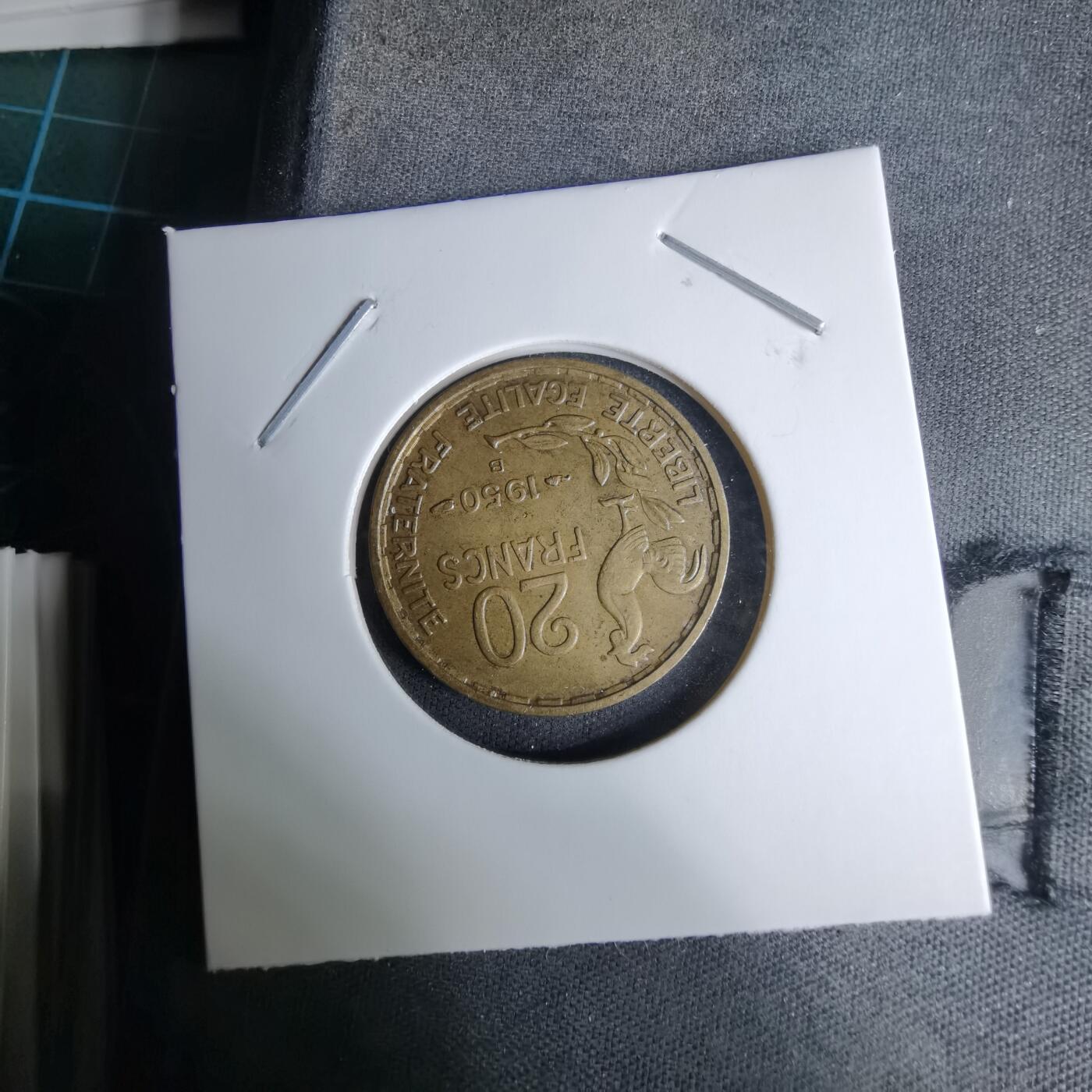 沼泽如烟--第996场 法国1950年20法郎B版