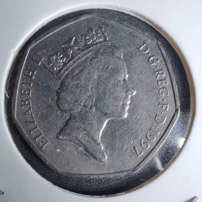 沼泽如烟--第996场 - 英国1997年50便士