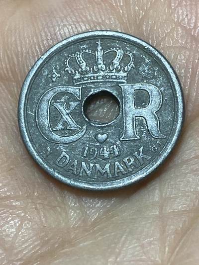 2026年第二十六场(总第一百九十五场）外国好品散币场(免佣金) - 丹麦🇩🇰1944年10欧尔(克里斯蒂安十世第六版，N; GJ版)