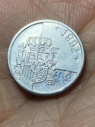 2026年第二十七场(总第一百九十六场）外国好品散币场(免佣金) - 西班牙🇪🇸1992年1比塞塔(胡安·卡洛斯一世第三版)