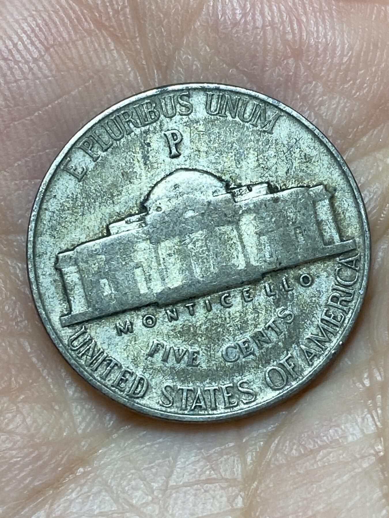 2026年第二十七场(总第一百九十六场）外国好品散币场(免佣金) 美国🇺🇸1945年5分银币(杰斐逊5分第二版，P标费城造，350银)