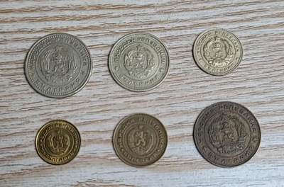 【币将精彩】世界钱币拍卖（2026-3-4） - 保加利亚硬币一组6枚品如图