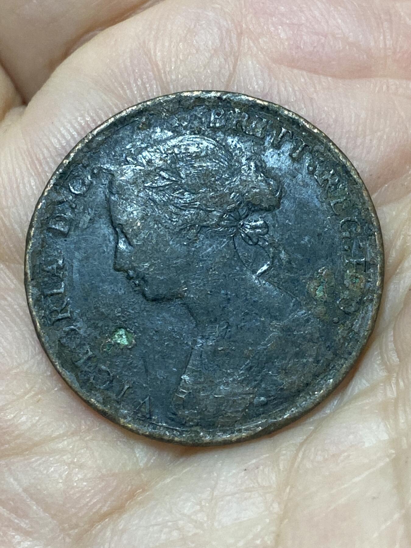 2026年第二十七场(总第一百九十六场）外国好品散币场(免佣金) 英国🇬🇧1868年半便士(维多利亚女王中年桂冠第二版)