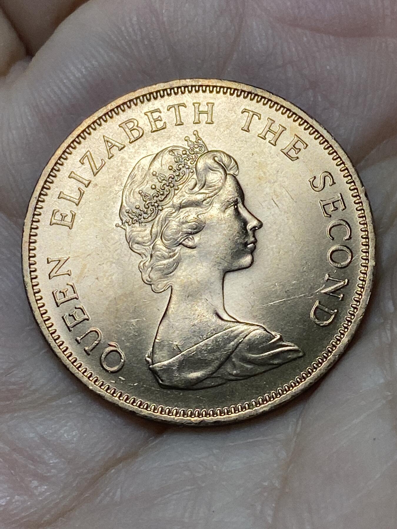 2026年第二十七场(总第一百九十六场）外国好品散币场(免佣金) 原光好品–英属泽西岛🇯🇪1971年2新便士(伊丽莎白二世中年花冠，十进制第一套首发年)