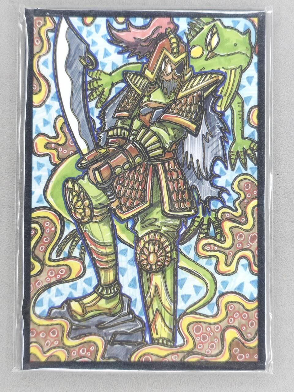 买就送PR！！龙虎卡牌-七六场（满200元包邮，无佣金，每周六结拍，欢迎送拍） A6色纸 waiwai 三国人物 - 夏侯惇