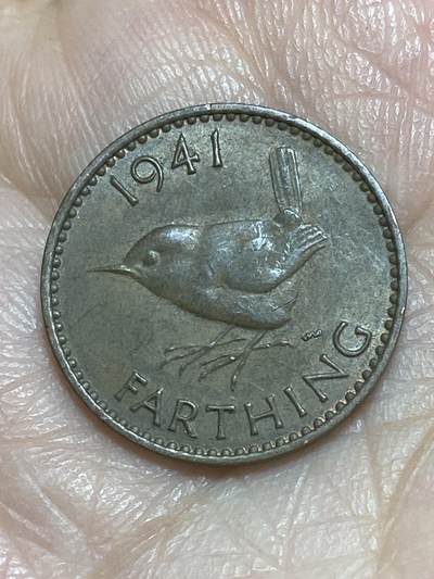 2026年第二十六场(总第一百九十五场）外国好品散币场(免佣金) - 英国🇬🇧1941年1法新(乔治六世第一版)