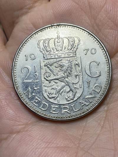 2026年第二十七场(总第一百九十六场）外国好品散币场(免佣金) - 荷兰🇳🇱1970年2.5盾(朱丽安娜女王时期，Cock–鸡标)