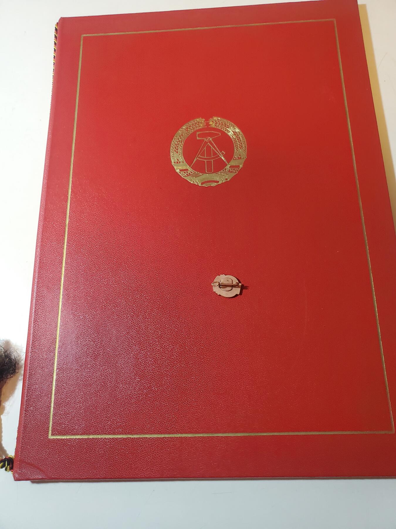 韵星假日军品类拍卖第41期 -- Rimey Holidays Militaria Auction 41 民主德国铜级为国家企业服务证章证书带社会主义功勋活动家证章一套