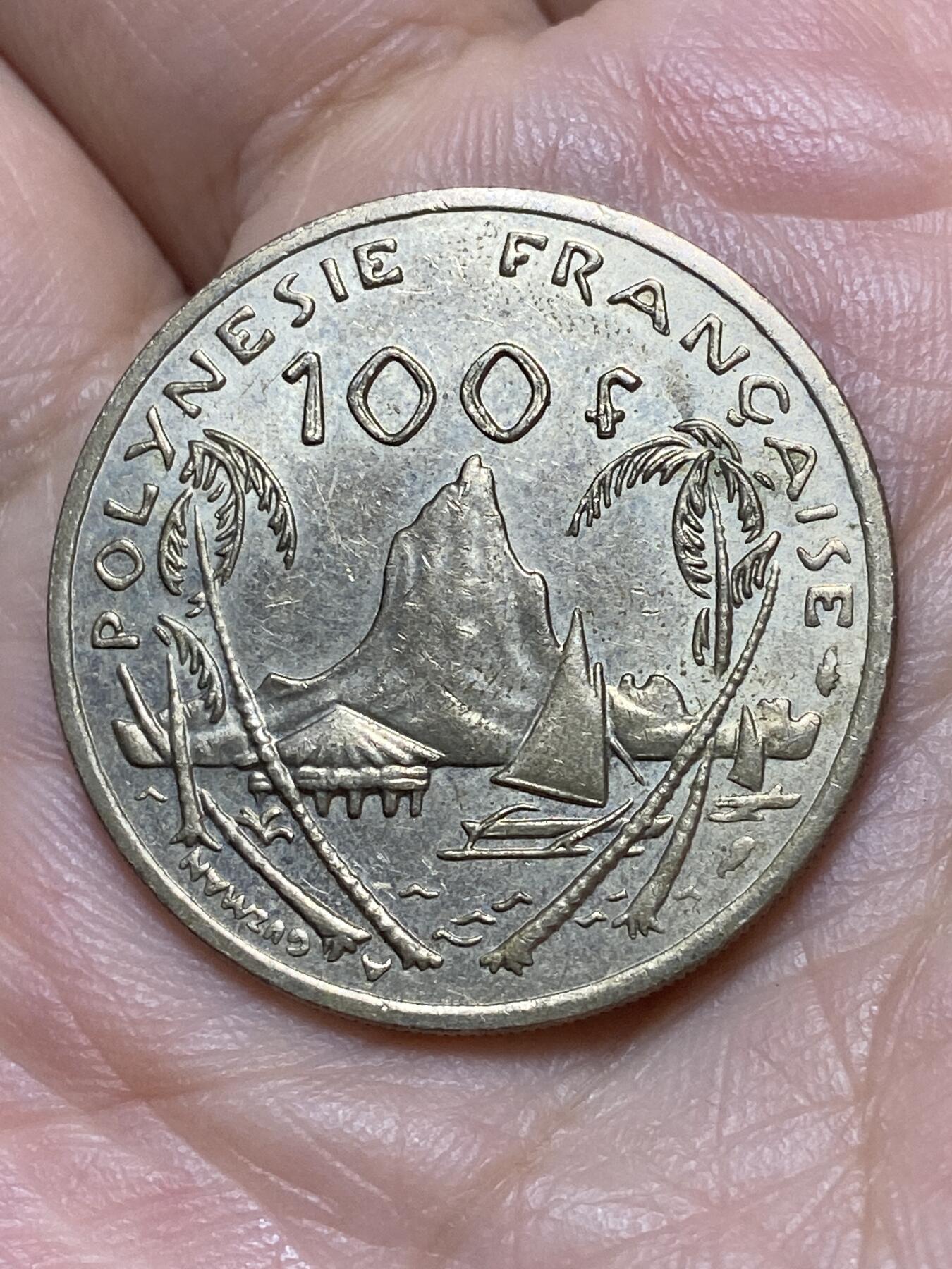 2026年第二十七场(总第一百九十六场）外国好品散币场(免佣金) 法属波利尼西亚🇵🇫1986年100法郎