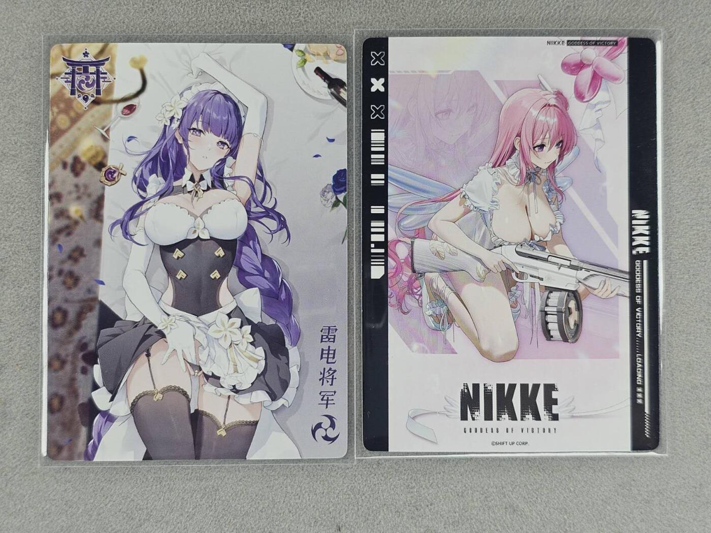 买就送PR！！龙虎卡牌-七六场（满200元包邮，无佣金，每周六结拍，欢迎送拍） 粗闪2张 奇点 雷电将军&桃乐丝