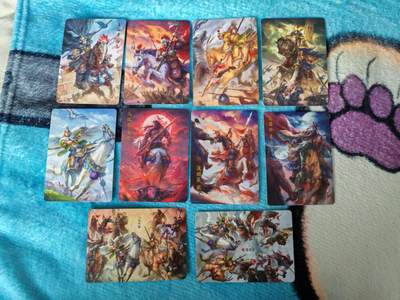 买就送PR！！龙虎卡牌-七六场（满200元包邮，无佣金，每周六结拍，欢迎送拍） - 普卡10张 百里卡牌 嘉宁水浒 - 水浒八骠骑&合体卡