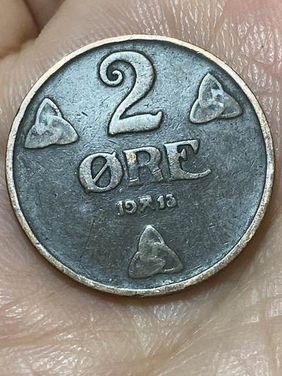 2026年第二十六场(总第一百九十五场）外国好品散币场(免佣金) - 挪威🇳🇴1913年2欧尔(哈康七世第二版)