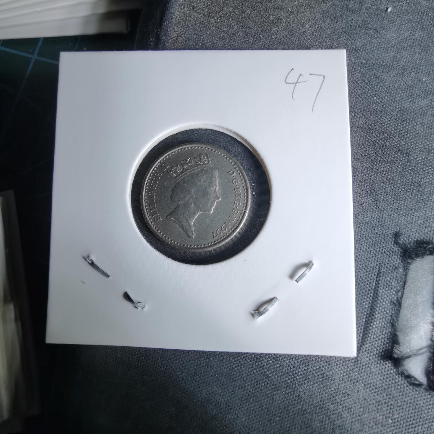 沼泽如烟--第996场 英国1997年5便士