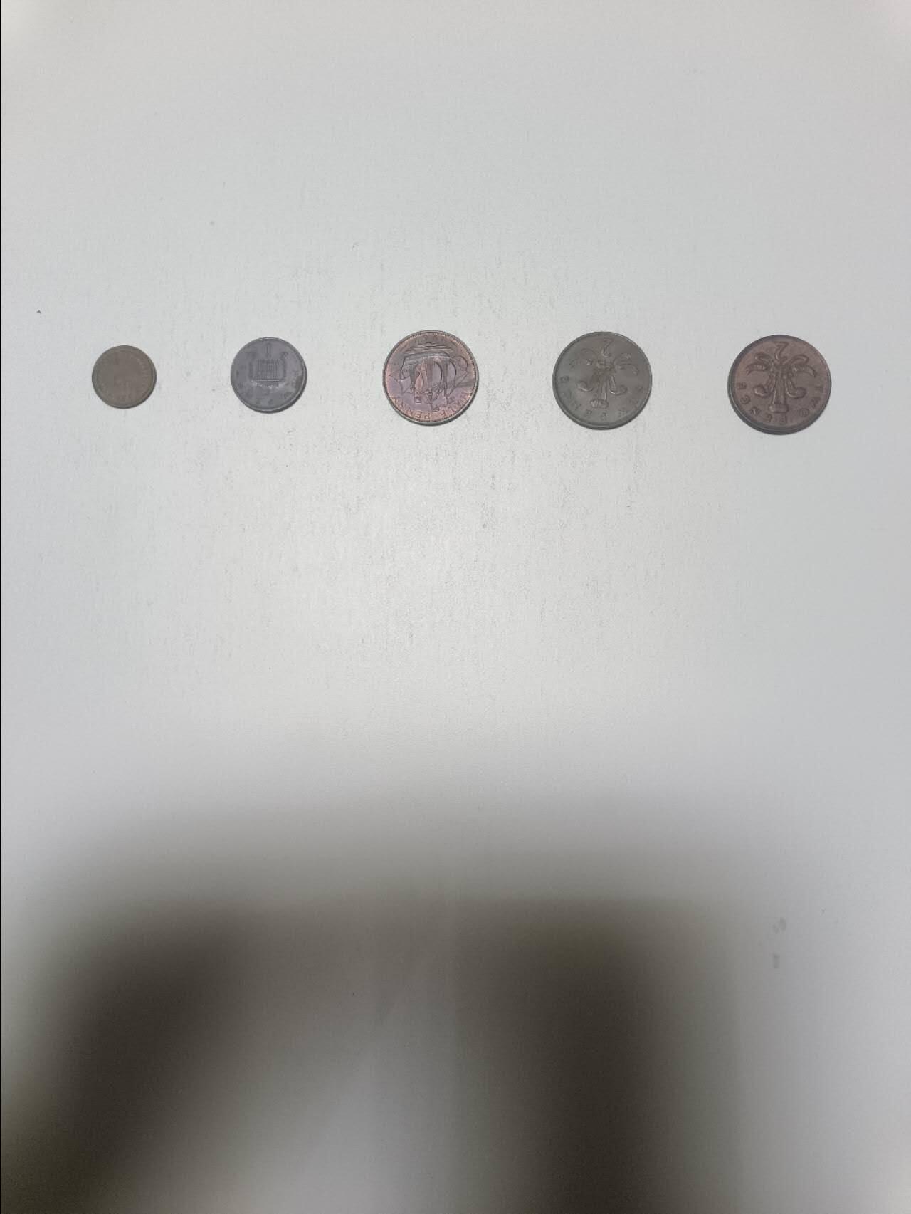 【20260218】非全新纸币和硬币第336场 英国5枚硬币