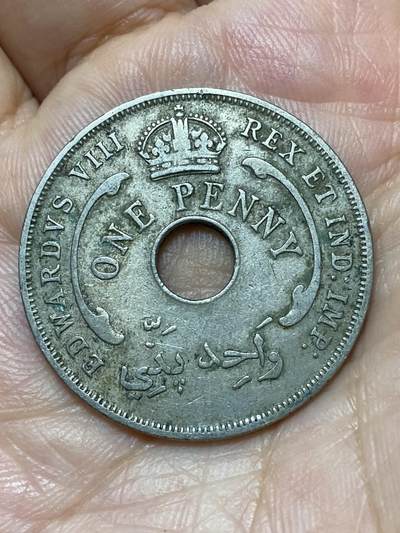 2026年第二十七场(总第一百九十六场）外国好品散币场(免佣金) - 英属西非1936年1便士(爱德华八世时期，无标版)
