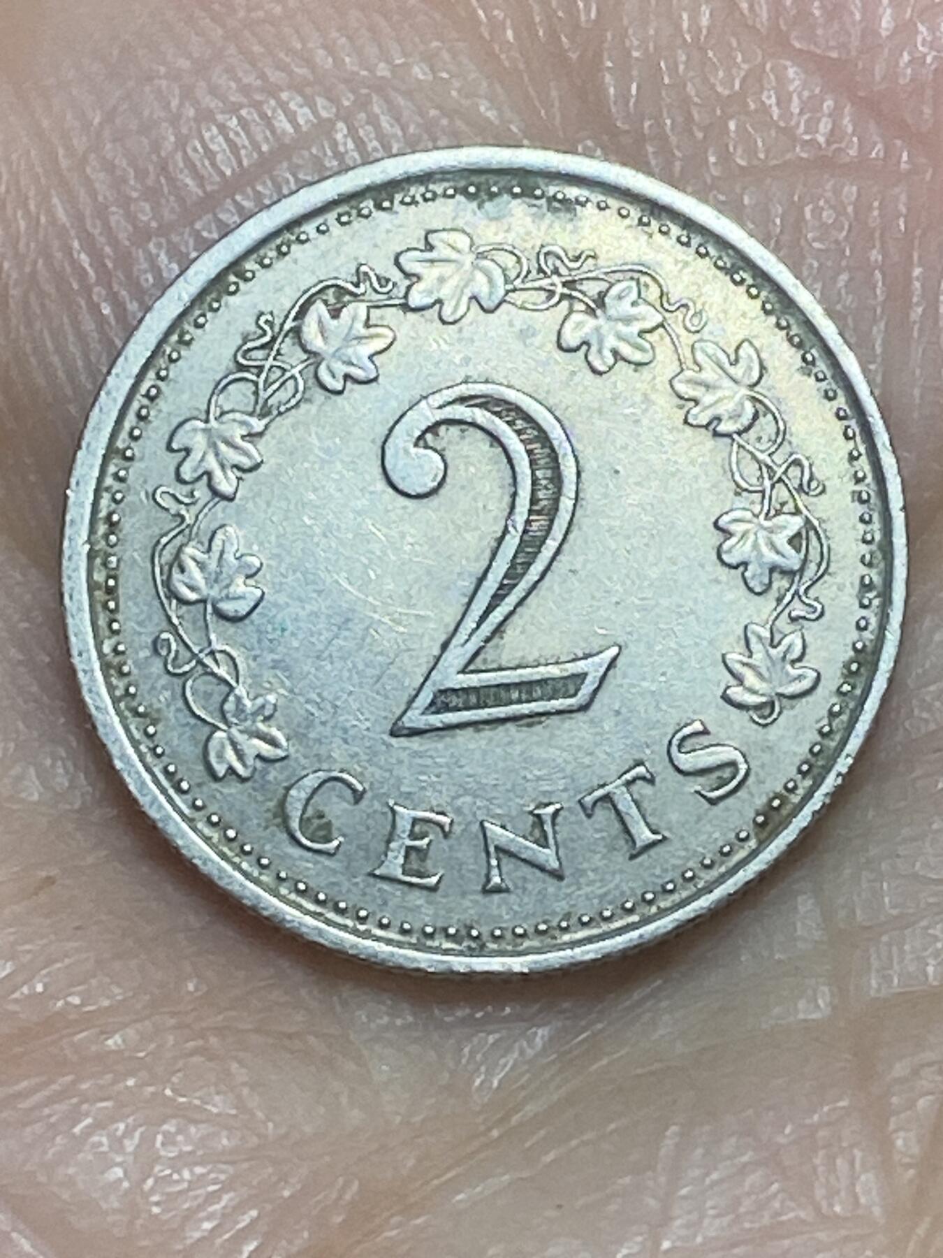 2026年第二十六场(总第一百九十五场）外国好品散币场(免佣金) 马耳他🇲🇹1972年2分(第一套首发年)