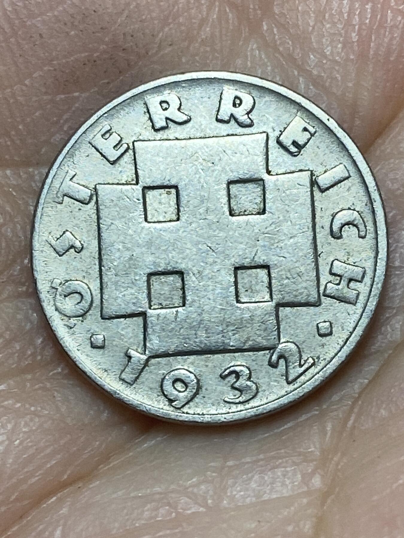 2026年第二十六场(总第一百九十五场）外国好品散币场(免佣金) 奥地利🇦🇹1932年5格罗申(二战前共和国时期第二套)