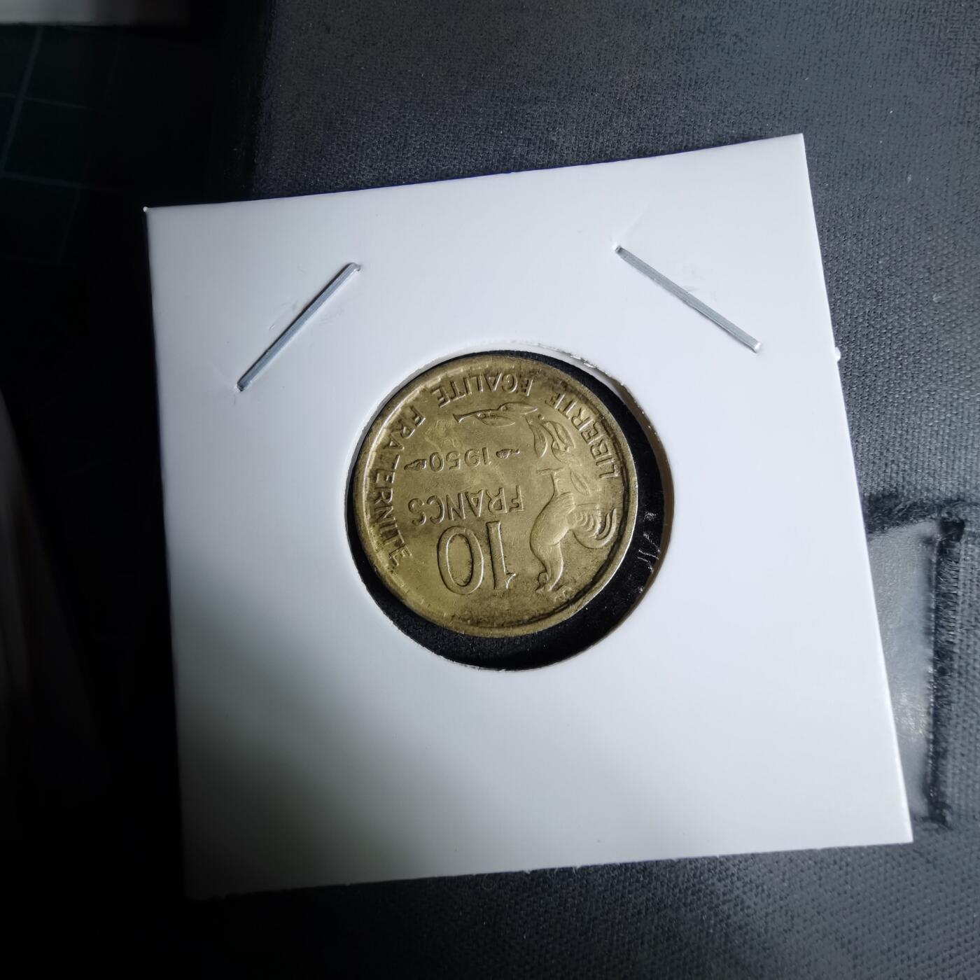 沼泽如烟--第996场 法国1950年10法郎