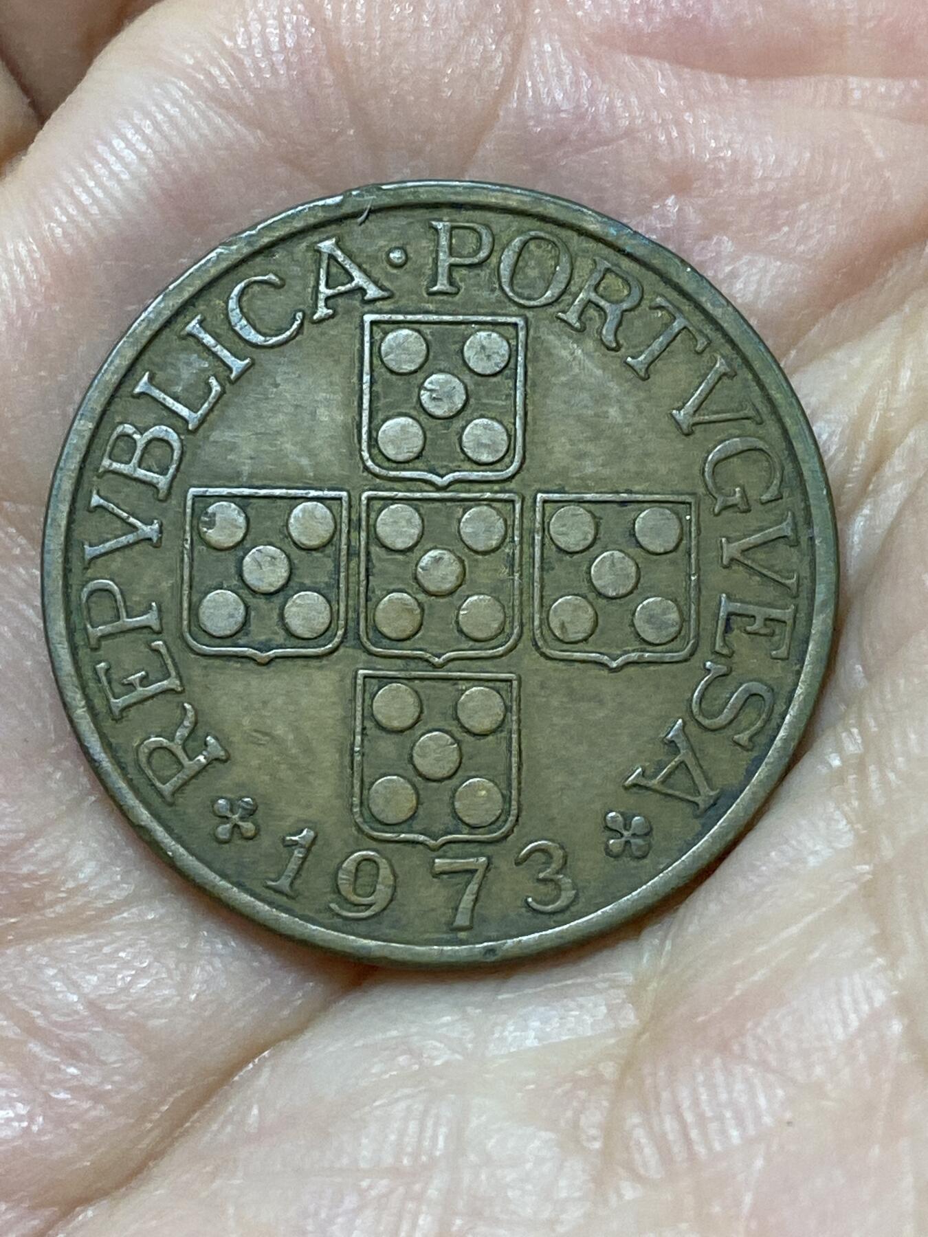 2026年第二十七场(总第一百九十六场）外国好品散币场(免佣金) 葡萄牙🇵🇹1973年1埃斯库多(共和国时期第五套)