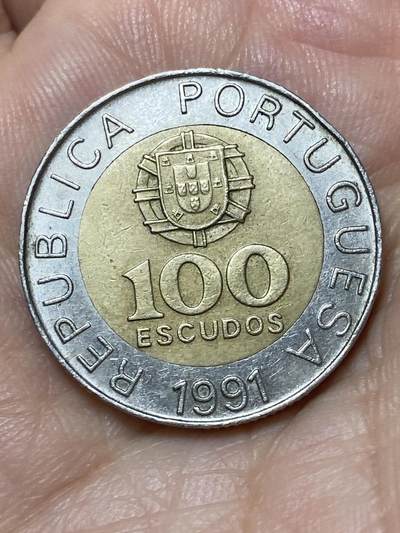 2026年第二十七场(总第一百九十六场）外国好品散币场(免佣金) - 葡萄牙🇵🇹1991年100埃斯库多(共和国时期第六套)