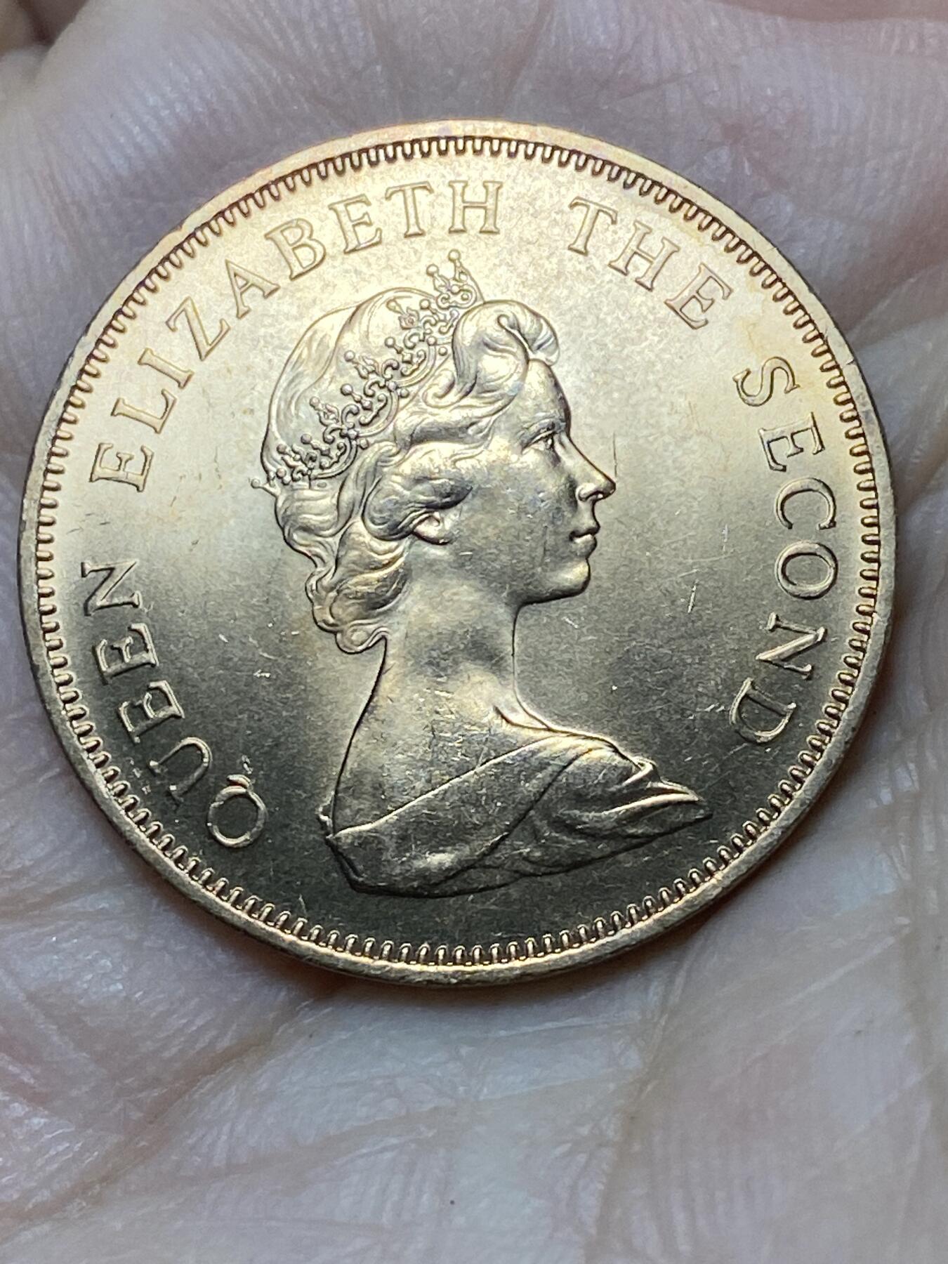 2026年第二十七场(总第一百九十六场）外国好品散币场(免佣金) 英属泽西岛🇯🇪1971年2新便士(伊丽莎白二世中年花冠，十进制第一套首发年)