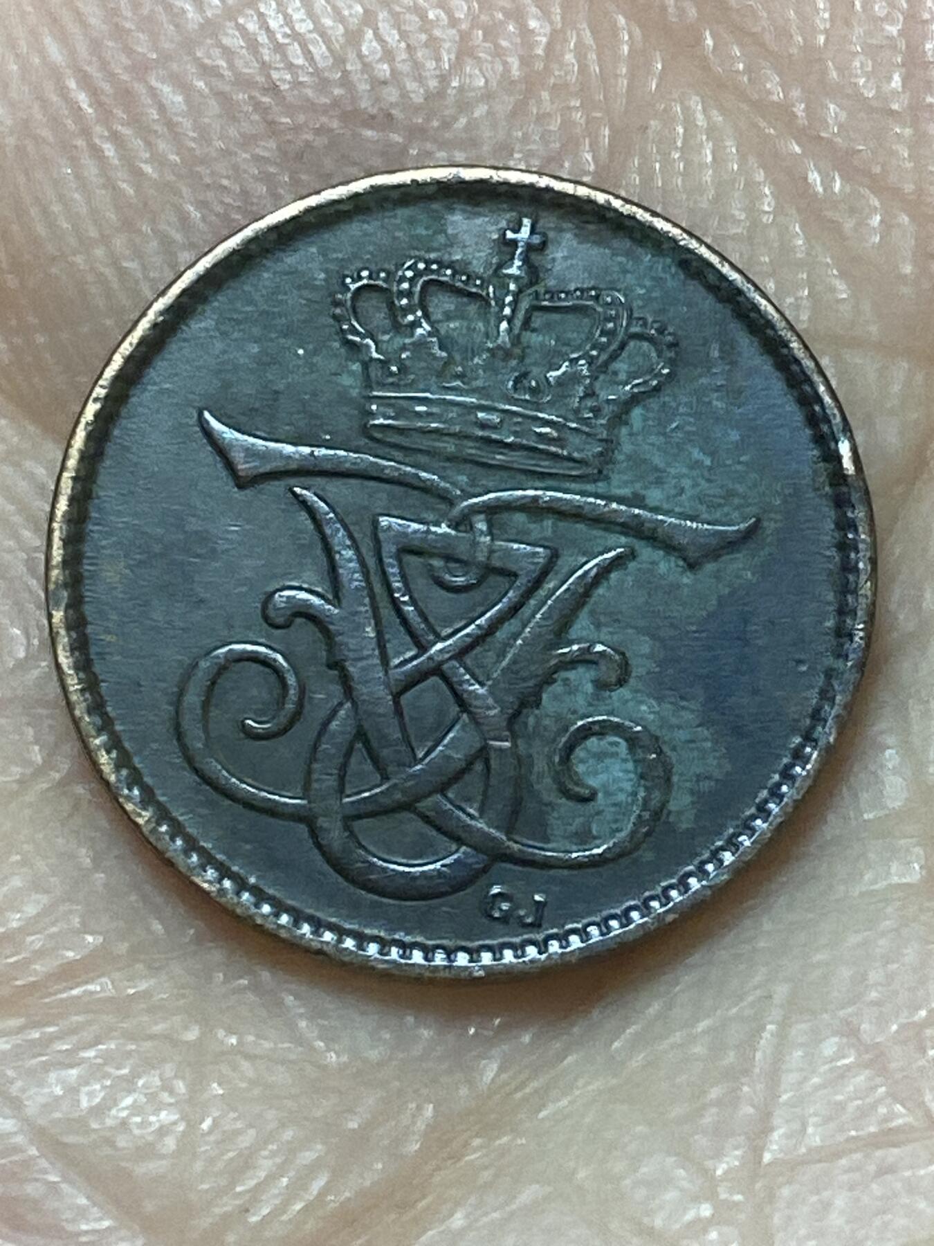 2026年第二十六场(总第一百九十五场）外国好品散币场(免佣金) 熟美好品–丹麦🇩🇰1907年1欧尔(弗雷德里克八世，首发年，VBP; GJ版)