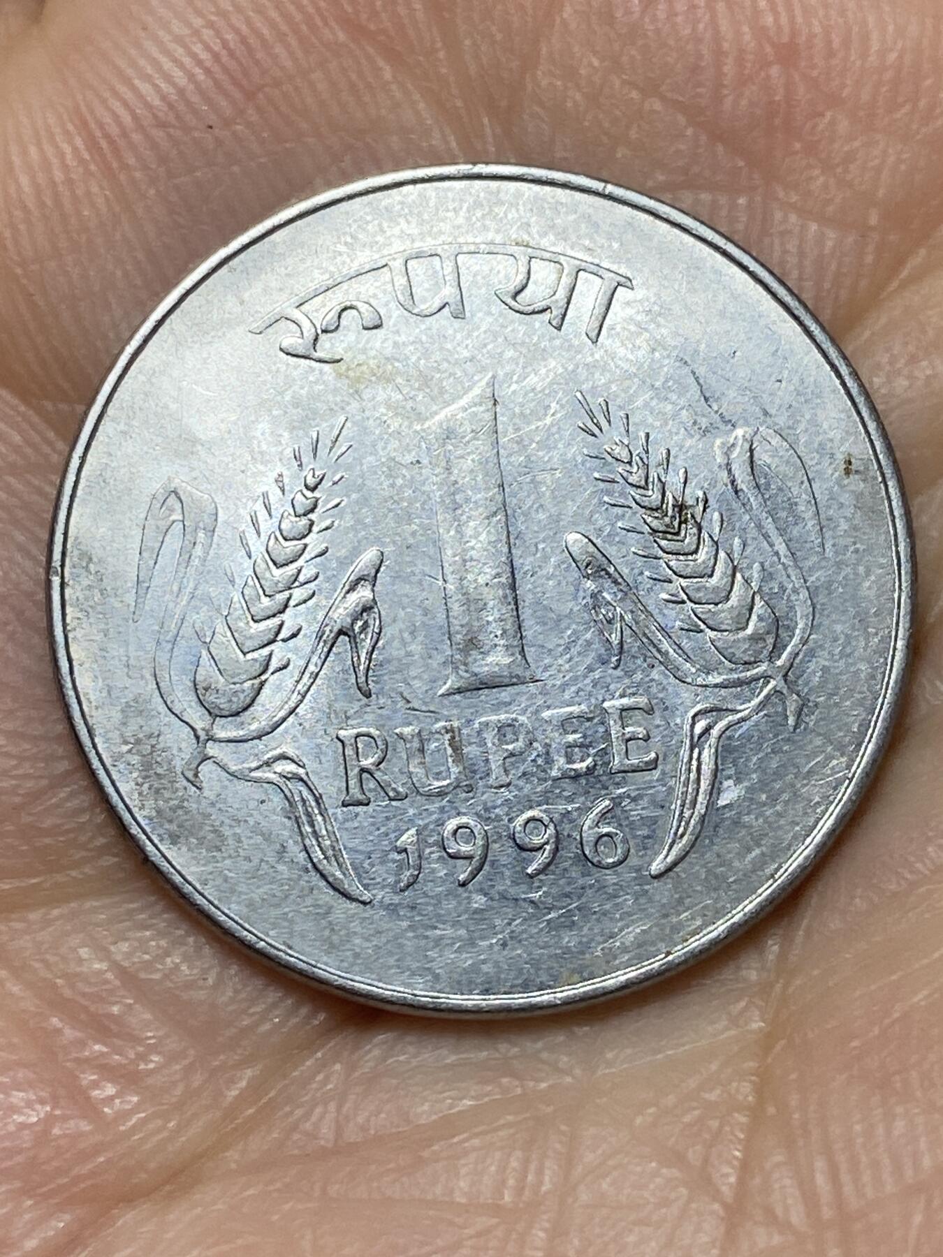 2026年第二十七场(总第一百九十六场）外国好品散币场(免佣金) 印度🇮🇳1996年1卢比