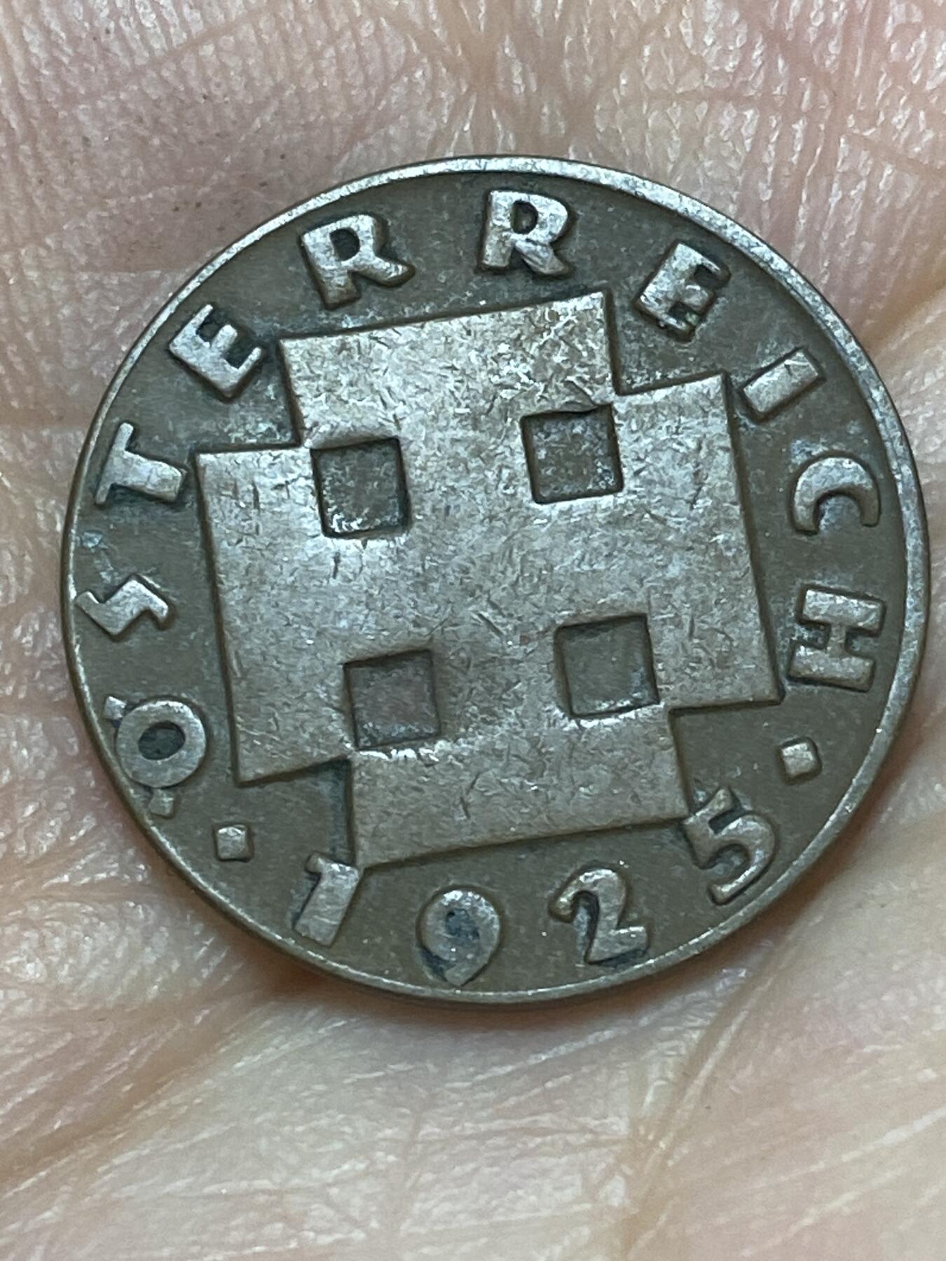 2026年第二十六场(总第一百九十五场）外国好品散币场(免佣金) 奥地利🇦🇹1925年2格罗申(二战前共和国时期第二套)