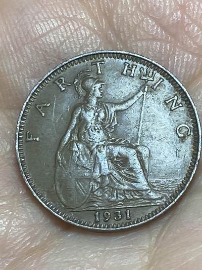 2026年第二十六场(总第一百九十五场）外国好品散币场(免佣金) - 英国🇬🇧1931年1法新(乔治五世第三版)