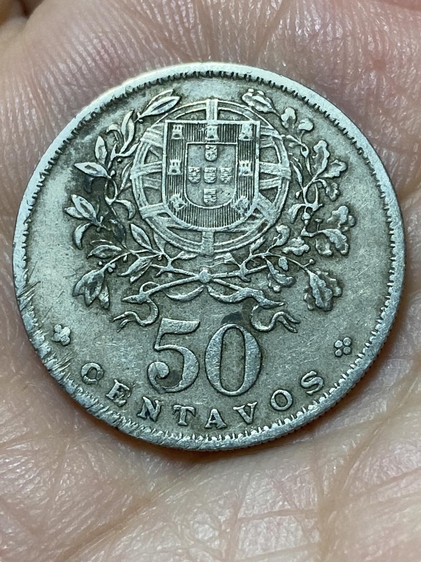 2026年第二十七场(总第一百九十六场）外国好品散币场(免佣金) 葡萄牙🇵🇹1962年50分(共和国时期第四套)