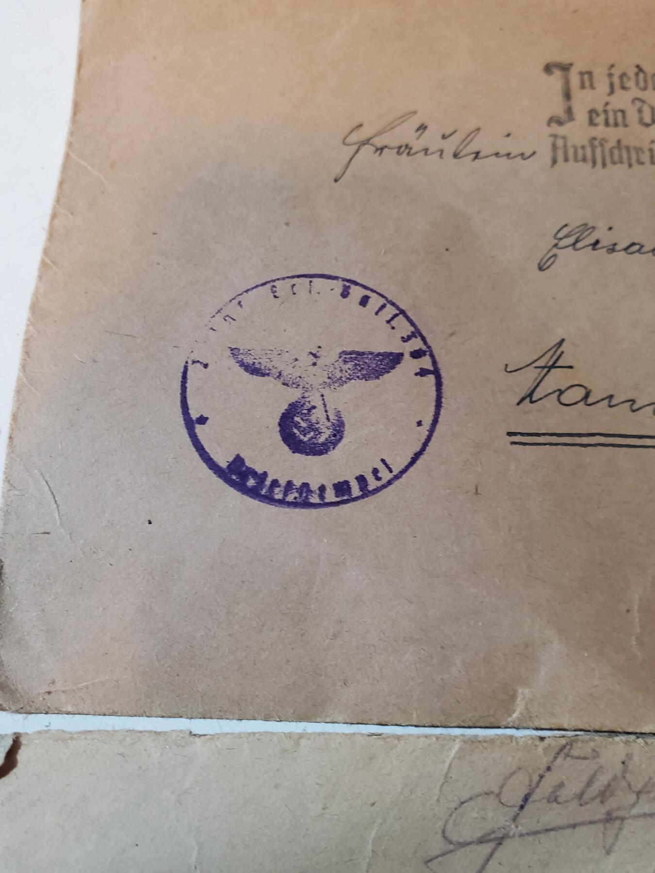 韵星假日军品类拍卖第41期 -- Rimey Holidays Militaria Auction 41 纳粹德国信封一组