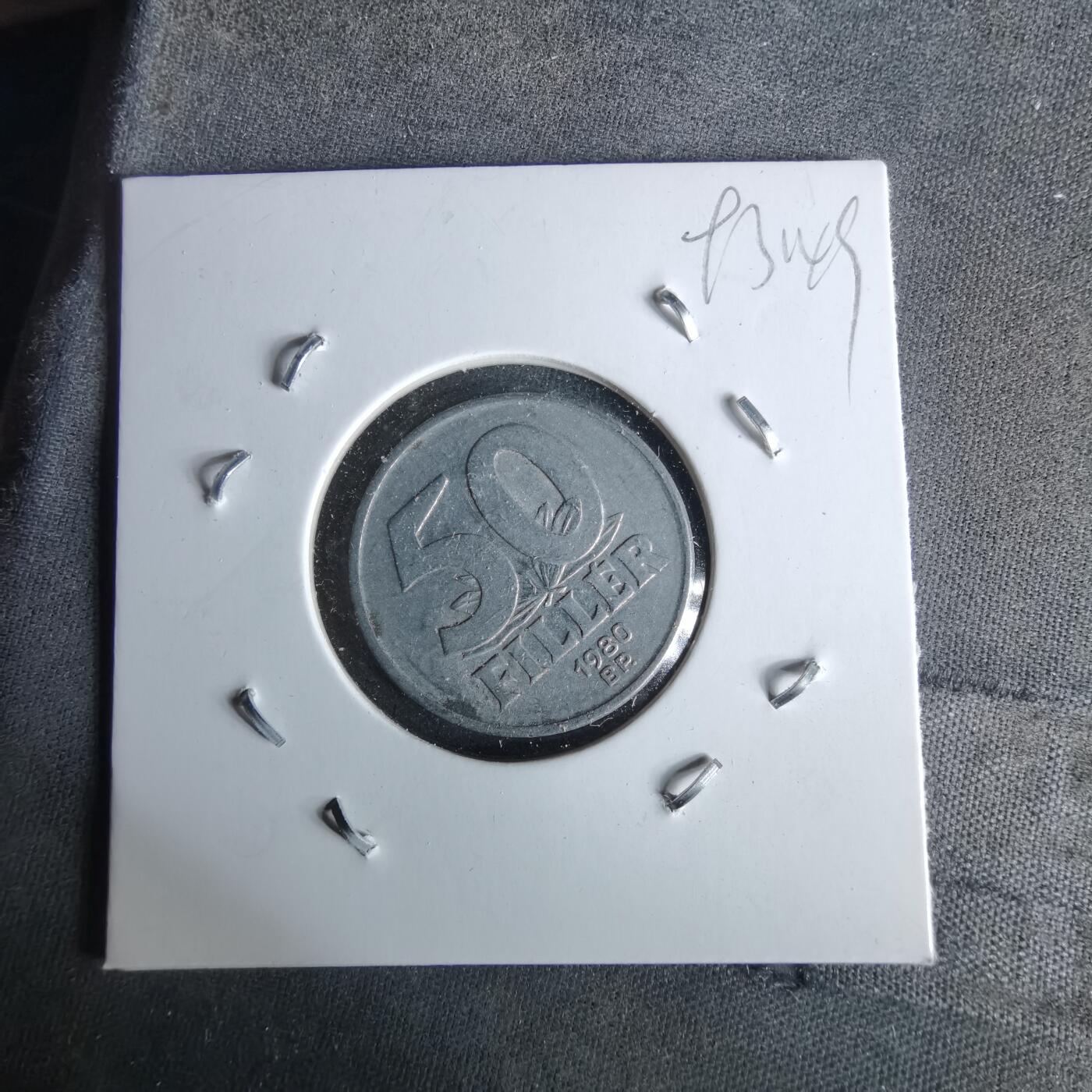 沼泽如烟--第993场 匈牙利1980年50菲勒