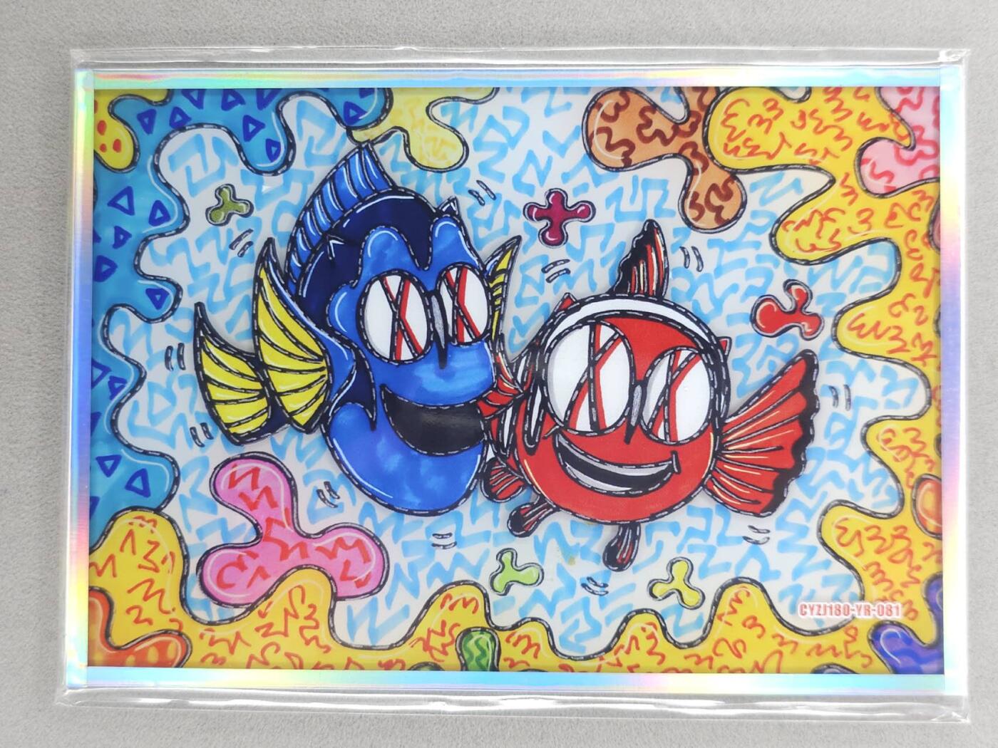 买就送PR！！龙虎卡牌-七六场（满200元包邮，无佣金，每周六结拍，欢迎送拍） 【编号03】A6色纸 waiwai 次元王 - 迪士尼