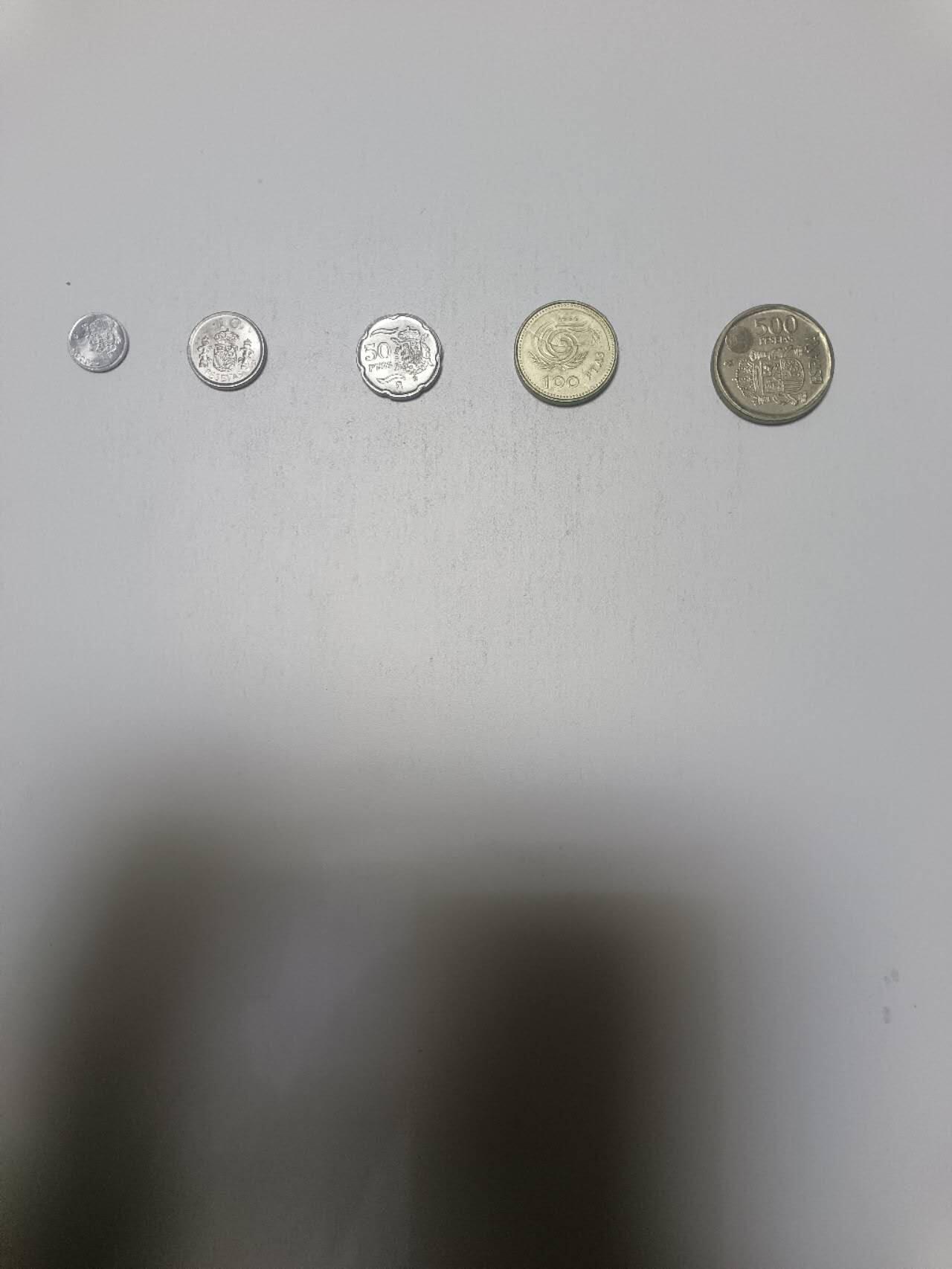 【20260218】非全新纸币和硬币第336场 西班牙5枚硬币