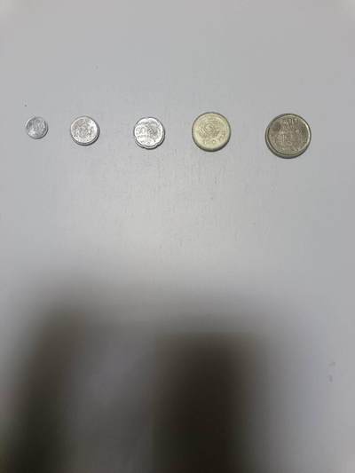 【20260218】非全新纸币和硬币第336场 - 西班牙5枚硬币