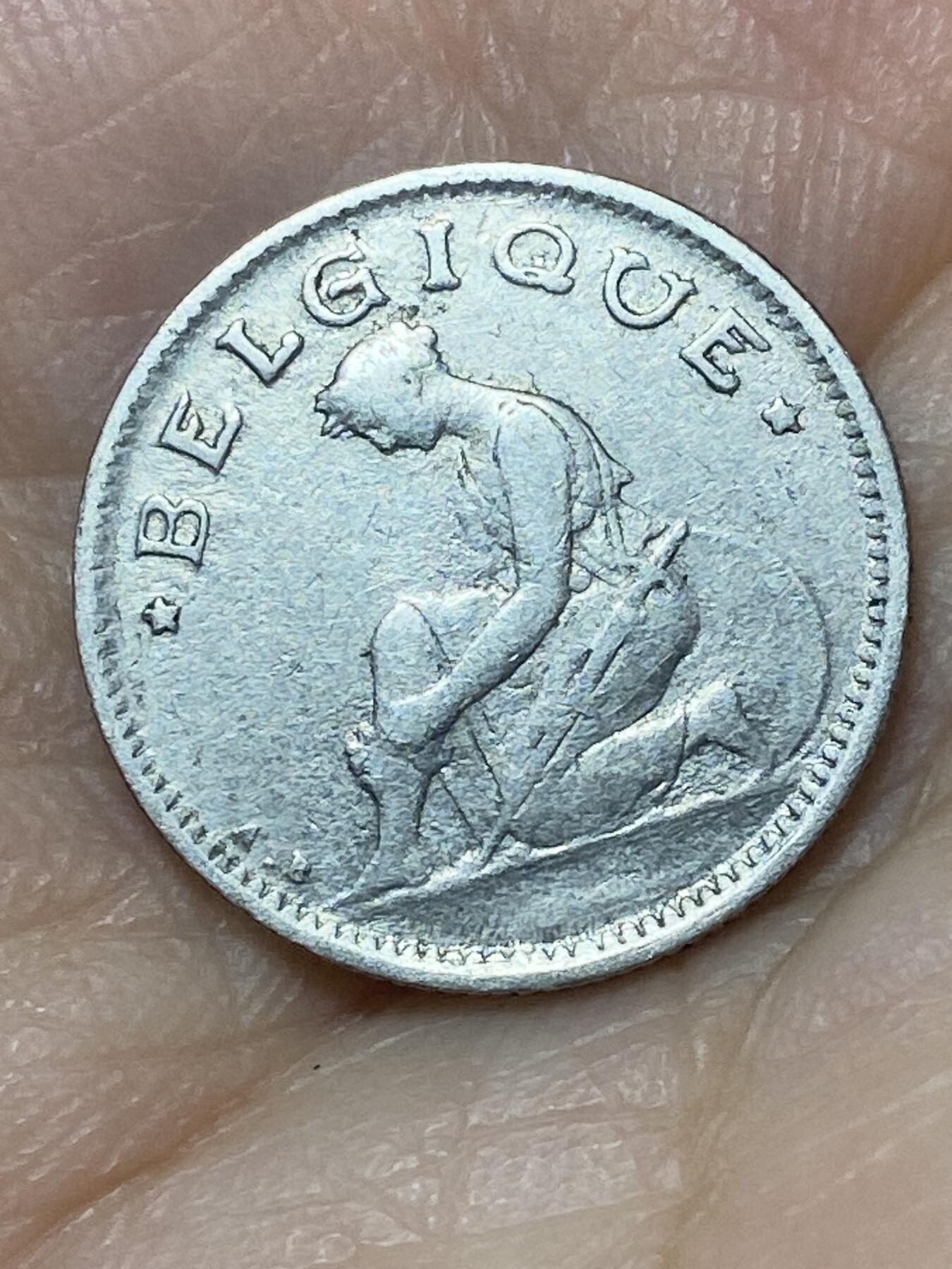 2026年第二十六场(总第一百九十五场）外国好品散币场(免佣金) 比利时🇧🇪1923年50分(阿尔贝一世，法语版)