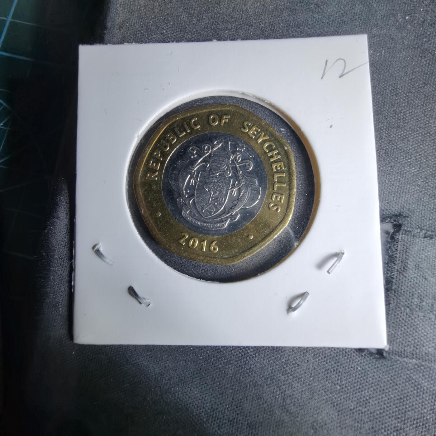 沼泽如烟--第996场 塞舌尔2016年10卢比大海龟