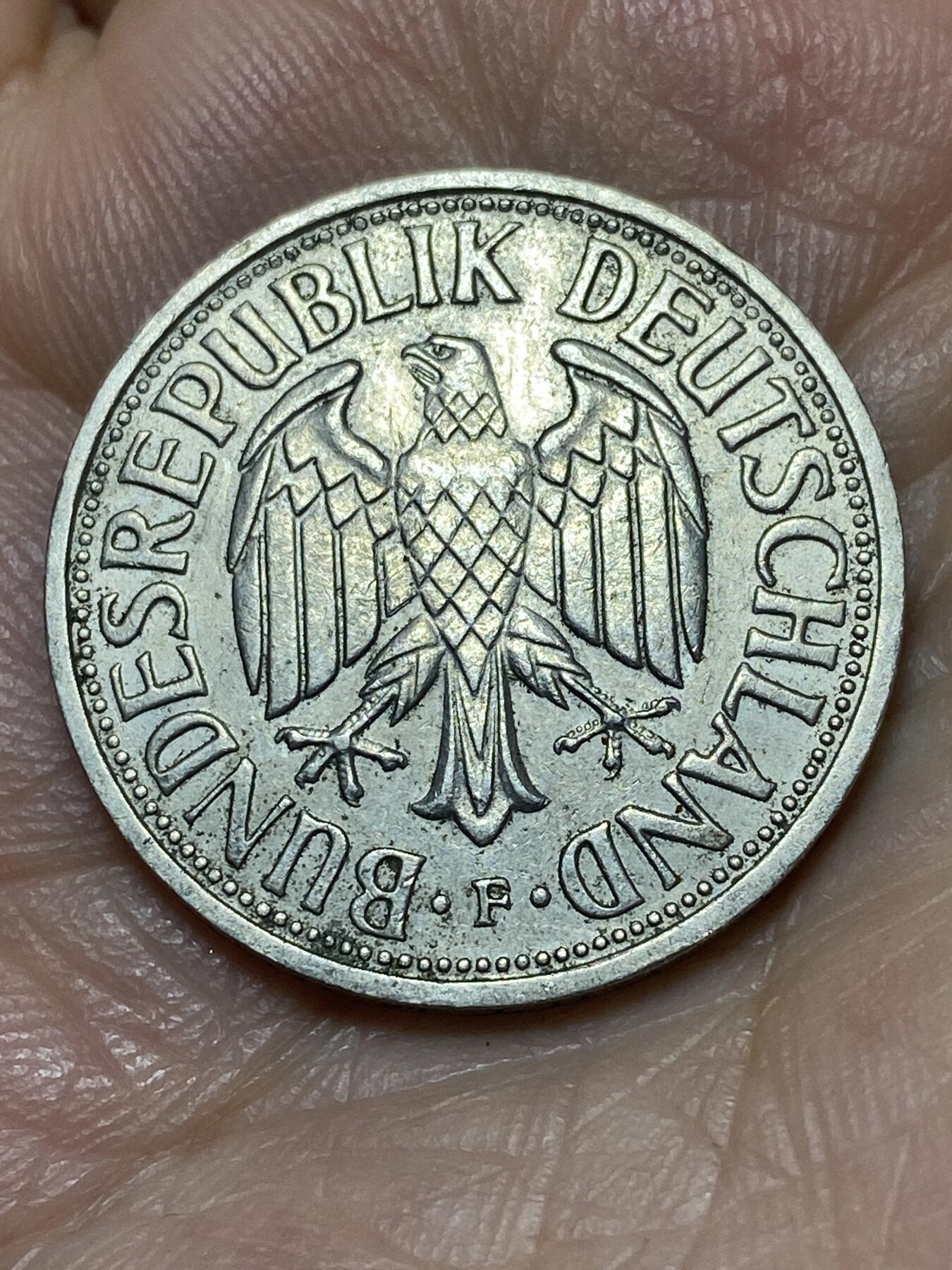 2026年第二十七场(总第一百九十六场）外国好品散币场(免佣金) 稀少版本–德国🇩🇪1951年2德国马克(第一版，F标斯图加特造)