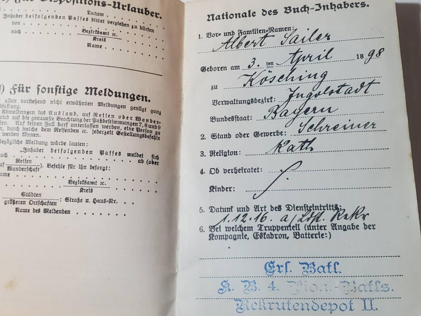 韵星假日军品类拍卖第41期 -- Rimey Holidays Militaria Auction 41 德意志帝国巴伐利亞王国工程兵士兵证