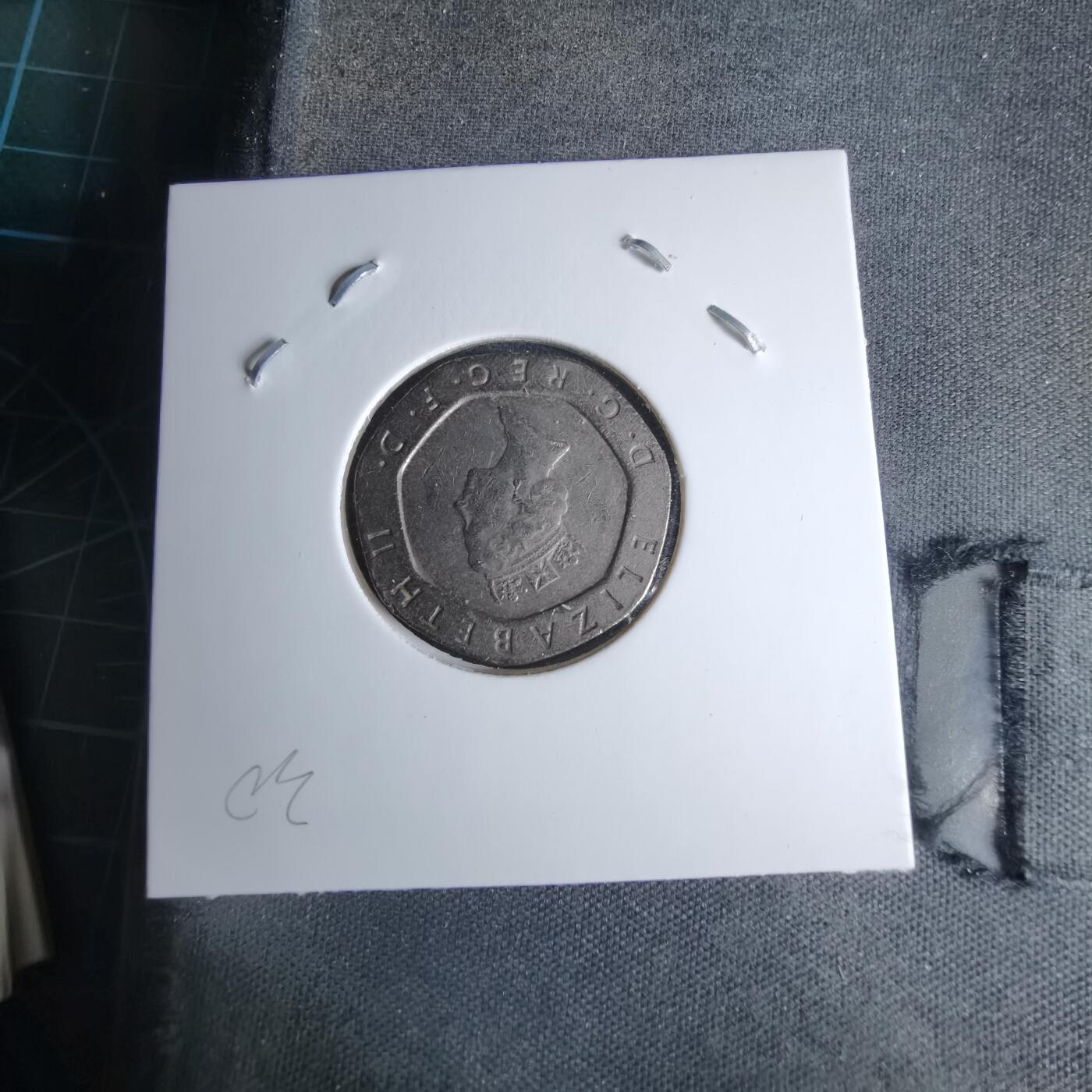 沼泽如烟--第996场 英国1988年20便士